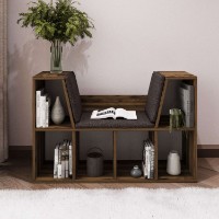 Etajeră Hanah Home Livora Rustic Walnut imaginea #2 — magazin online Desire.md