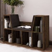 Etajeră Hanah Home Livora Rustic Walnut imaginea #3 — magazin online Desire.md