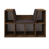 Etajeră Hanah Home Livora Rustic Walnut imaginea #4 — magazin online Desire.md