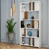 Etajeră Hanah Home Lima White Walnut imaginea #1 — magazin online Desire.md