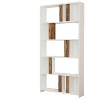 Etajeră Hanah Home Lima White Walnut imaginea #4 — magazin online Desire.md