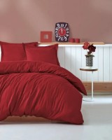 Lenjerie de pat Trendy Stripe Claret Red (GTR008360) imaginea #1 — magazin online Desire.md