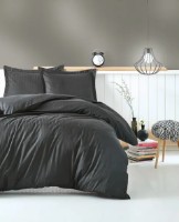 Lenjerie de pat Trendy Stripe Anthracite (GTR008359) imaginea #1 — magazin online Desire.md