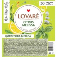 Ceai Lovare Citrus Melissa 50pcs