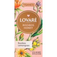Ceai Lovare Tisanes Rooibos Honey 24pcs