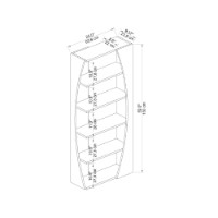 Etajeră Hanah Home Selg Atlantic Pine White imaginea #5 — magazin online Desire.md