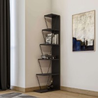 Etajeră Hanah Home Tlos Anthracite