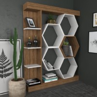 Etajeră Hanah Home Sueno White Walnut imaginea #3 — magazin online Desire.md