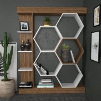 Etajeră Hanah Home Sueno White Walnut imaginea #4 — magazin online Desire.md