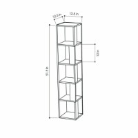 Стеллаж Hanah Home Piano White фото №3 — интернет-магазин Desire.md