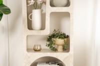 Etajeră Hanah Home Venüs Travertine imaginea #5 — magazin online Desire.md