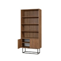 Стеллаж Hanah Home Rea Walnut Black фото №4 — интернет-магазин Desire.md