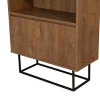 Стеллаж Hanah Home Rea Walnut Black фото №6 — интернет-магазин Desire.md