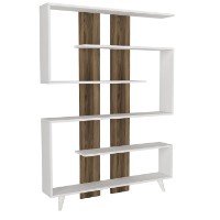 Стеллаж Hanah Home Rain White Walnut фото №4 — интернет-магазин Desire.md