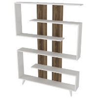 Стеллаж Hanah Home Rain White Walnut фото №6 — интернет-магазин Desire.md