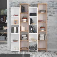 Etajeră Hanah Home Semm Oak White
