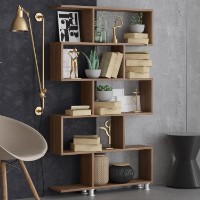 Стеллаж Hanah Home Nilüfer Walnut фото №2 — интернет-магазин Desire.md