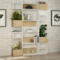 Etajeră Hanah Home Niho White Oak