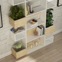 Etajeră Hanah Home Niho White Oak imaginea #2 — magazin online Desire.md