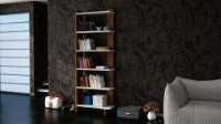 Etajeră Hanah Home Order White Walnut