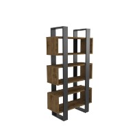 Стеллаж Hanah Home Reina Walnut Anthracite фото №4 — интернет-магазин Desire.md
