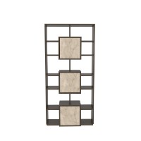 Etajeră Hanah Home Monaco Walnut Travertine imaginea #4 — magazin online Desire.md