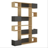 Etajeră Hanah Home Niho Oak Anthracite imaginea #3 — magazin online Desire.md