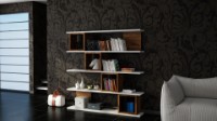 Etajeră Hanah Home Wind White Walnut.