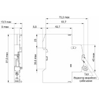 Siguranță automată diferențială IEK AR-AUX-AC-240-415 imaginea #2 — magazin online Desire.md