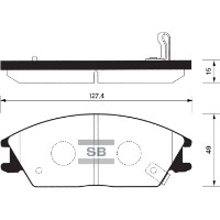 Set placute frână HI-Q SP1047 imaginea #2 — magazin online Desire.md