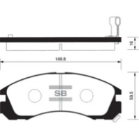Set placute frână HI-Q SP1068 imaginea #2 — magazin online Desire.md