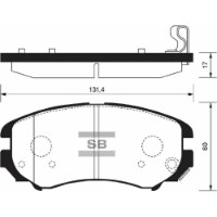 Set placute frână HI-Q SP1155 imaginea #3 — magazin online Desire.md