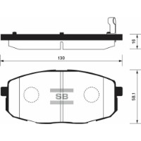 Set placute frână HI-Q SP1162 imaginea #2 — magazin online Desire.md