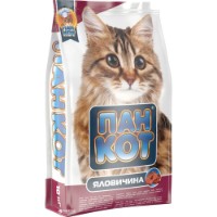 Hrană uscată pentru pisici Пан Кот Beef 10kg