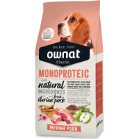 Hrană uscată pentru câini Ownat Classic Monoproteic Iberian Pork12kg