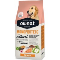 Hrană uscată pentru câini Ownat Classic Monoproteic Iberian Salmon 12kg