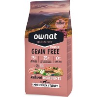 Hrană uscată pentru câini Ownat Prime Grain Free Mini Chicken & Turkey 3kg imaginea #1 — magazin online Desire.md