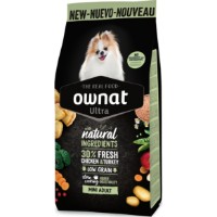 Hrană uscată pentru câini Ownat Ultra Low Grain Mini Adult 3kg