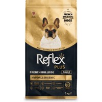 Hrană uscată pentru câini Reflex Plus Bulldog Hypoallergenic 3kg