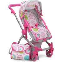 Cărucior pentru păpuși Moni Pink Rose (9651b) imaginea #3 — magazin online Desire.md