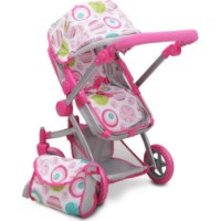 Cărucior pentru păpuși Moni Pink Rose (9651b) imaginea #5 — magazin online Desire.md