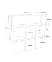 Тумба Hanah Home Nero v2 Atlantic Pine/Black фото №11 — интернет-магазин Desire.md