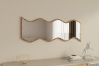 Зеркало Hanah Home Safi White/Walnut фото №3 — интернет-магазин Desire.md