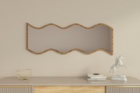 Зеркало Hanah Home Safi White/Walnut фото №4 — интернет-магазин Desire.md