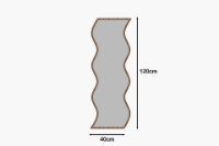 Зеркало Hanah Home Safi White/Walnut фото №6 — интернет-магазин Desire.md