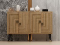 Dulăpior Hanah Home Ahart Sapphire Oak/Gold