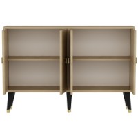 Dulăpior Hanah Home Ahart Sapphire Oak/Gold imaginea #4 — magazin online Desire.md