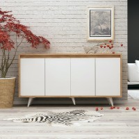 Тумба Hanah Home Shans Oak/White