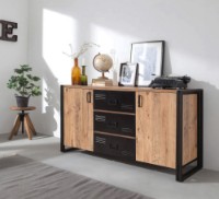 Dulăpior Hanah Home Cosmo Rio Atlantic Pine/Black imaginea #2 — magazin online Desire.md