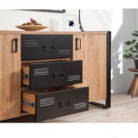 Dulăpior Hanah Home Cosmo Rio Atlantic Pine/Black imaginea #3 — magazin online Desire.md